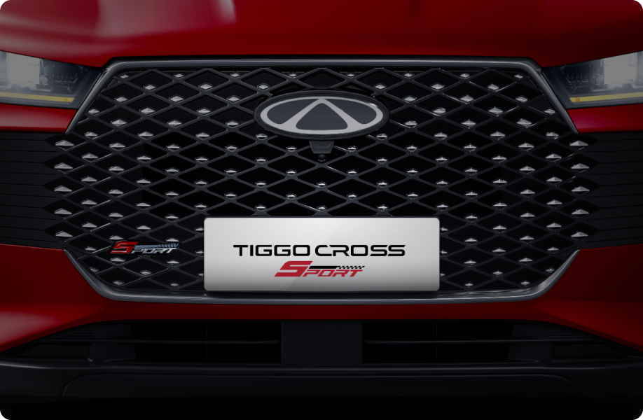 HARGA CHERY TIGGO CROSS SPORT rhomboid-star-diamond-shaped-grill